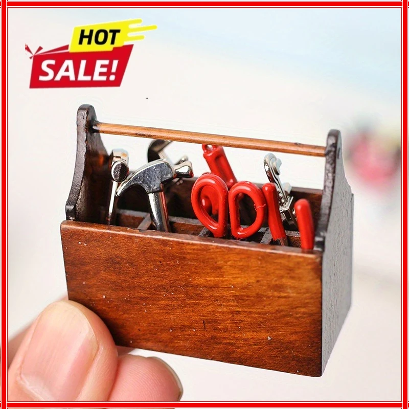 9pcs 1:12 Dollhouse Miniature Toolbox Handmade Mini Tools Sets Model Furniture Accessories For Doll House Decor Kids Toys DIY
9pcs 1:12 Dollhouse Miniature Toolbox Handmade Mini Tools Sets Model Furniture Accessories For Doll House Decor Kids Toys DIY