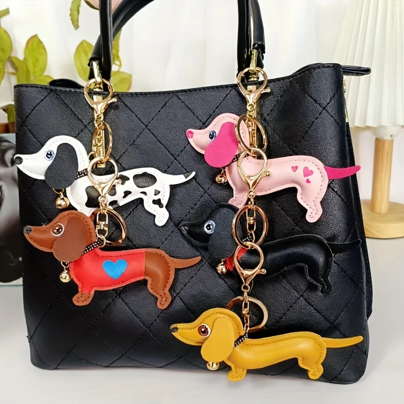 Mini Sausage Dog PU Leather Keychain Pendant, PU Leather Dog Bag Decoration, Available in Multiple Colors
Mini Sausage Dog PU Leather Keychain Pendant, PU Leather Dog Bag Decoration, Available in Multiple Colors