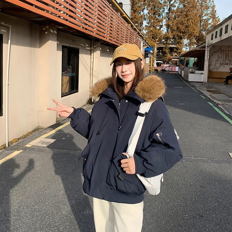 Thiened Winter down Cotton Jaet Women's American Retro Parka Coat with Fur Collar Long Sve Zipper Closure No Brand
Thiened Winter down Cotton Jaet Women's American Retro Parka Coat with Fur Collar Long Sve Zipper Closure No Brand