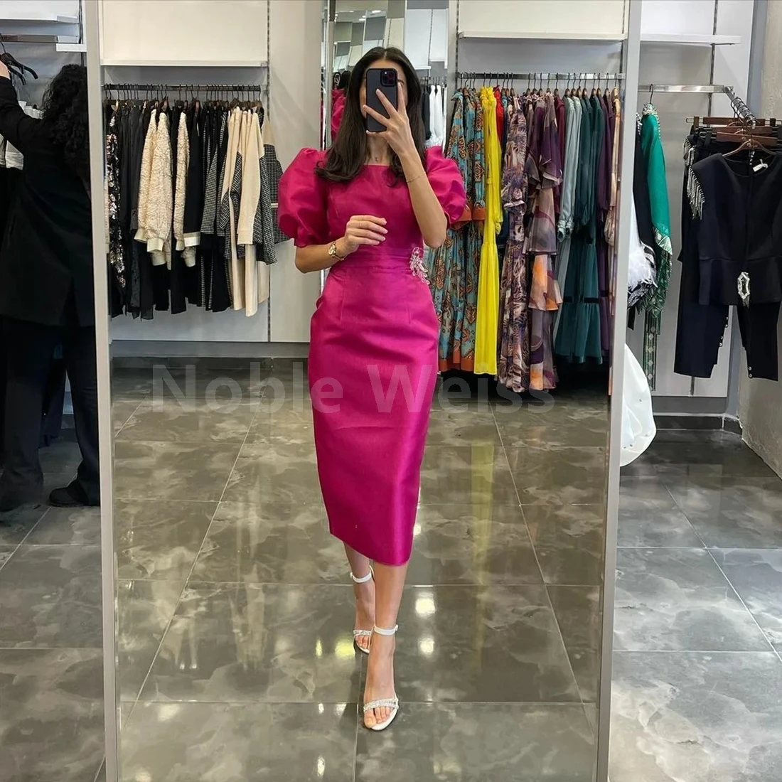 Prom Dress Mermaid Backless Short Puff Sleeves Wedding Party Dress Homecoming Gown Customized
Prom Dress Mermaid Backless Short Puff Sleeves Wedding Party Dress Homecoming Gown Customized