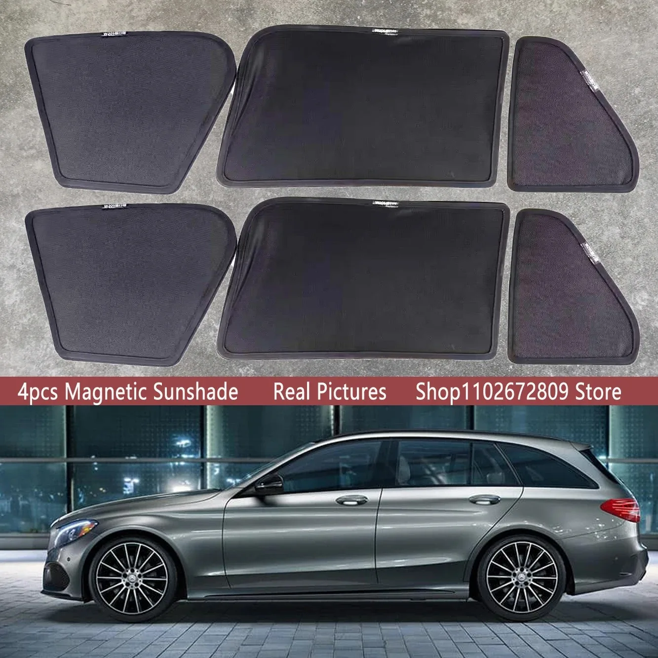 Magnetic Car Sunshade Shield Windshield Frame Curtain Sun Shade For Mercedes-Benz C Class W205 S205 205 2015 - 2021 Accessories
Magnetic Car Sunshade Shield Windshield Frame Curtain Sun Shade For Mercedes-Benz C Class W205 S205 205 2015 - 2021 Accessories