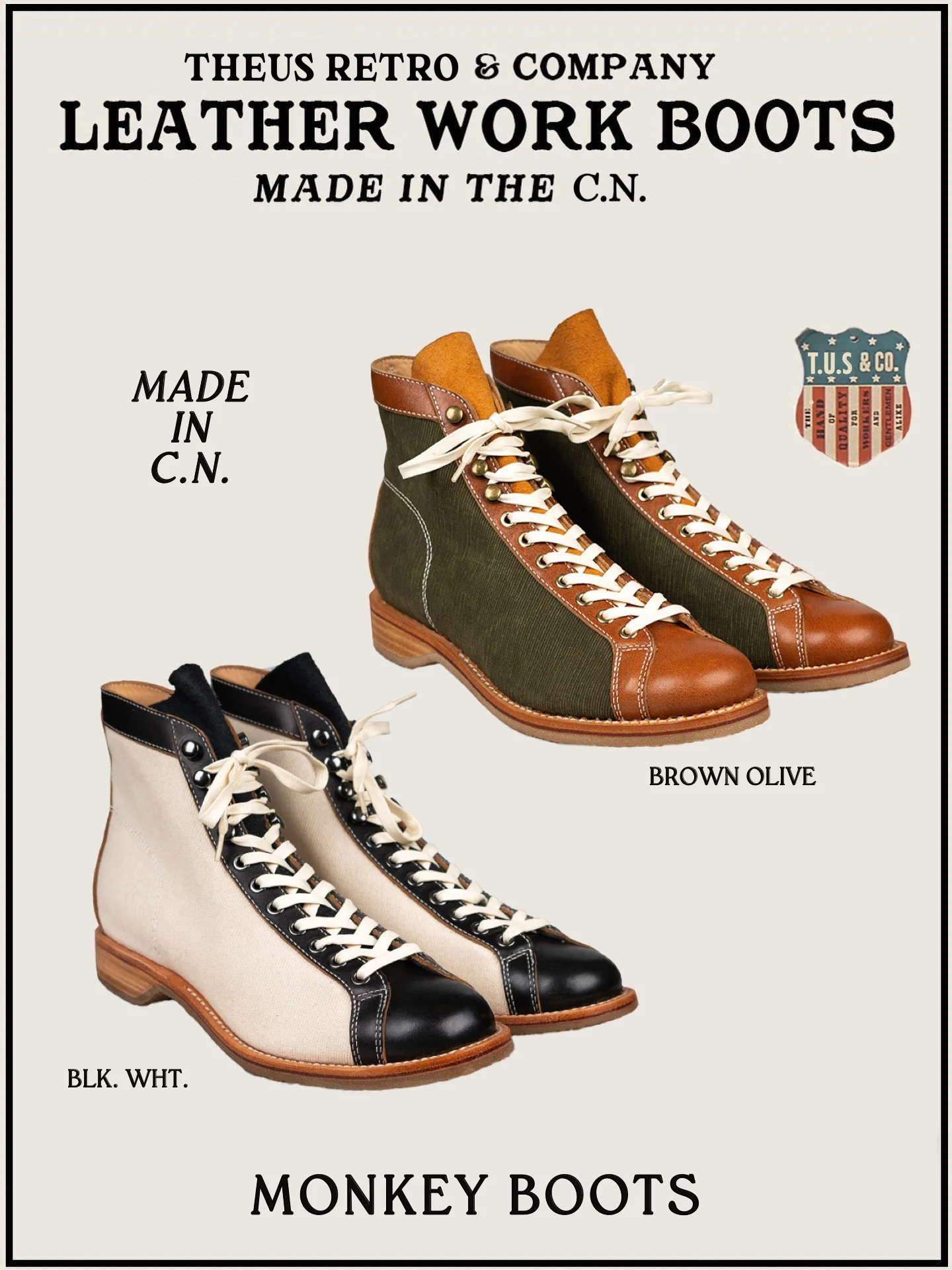 Mixed Blood ort Face Monkey American Retro Top Layer Cowhide Canvas Splicing Boxing Boots Workwear Motorcycle Boots
Mixed Blood ort Face Monkey American Retro Top Layer Cowhide Canvas Splicing Boxing Boots Workwear Motorcycle Boots