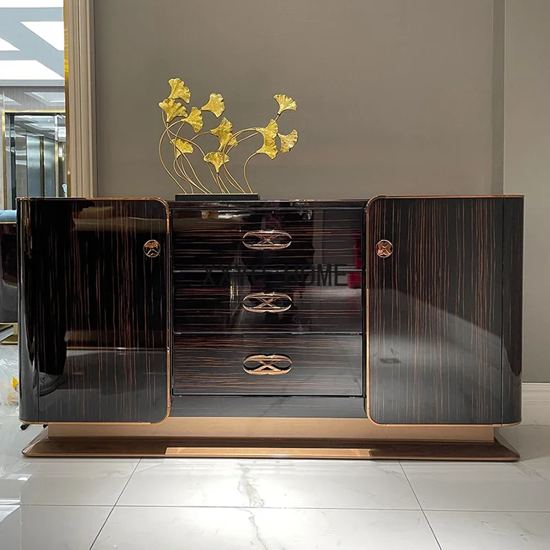 Stainless Steel Light Luxury Sideboard Cabinet Hong Kong-Style Post-Modern Cabinet Curio Cabinet Locker Furniture
Stainless Steel Light Luxury Sideboard Cabinet Hong Kong-Style Post-Modern Cabinet Curio Cabinet Locker Furniture