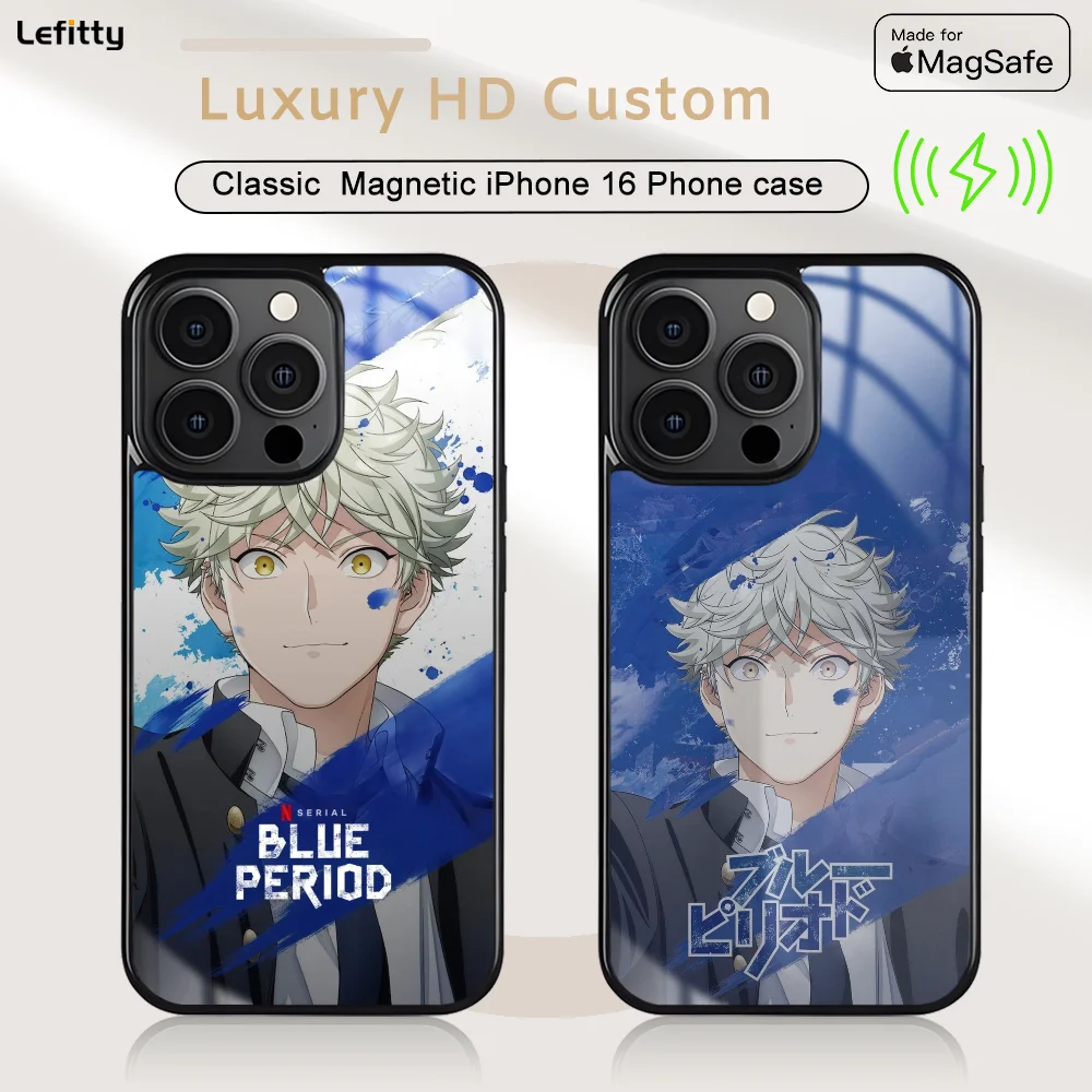 Anime Blue P-Period Phone Case For iPhone 16 15 14 13 12 11 Pro Max Plus Mini Magnetic Magsafe Wireless Charging Cover
Anime Blue P-Period Phone Case For iPhone 16 15 14 13 12 11 Pro Max Plus Mini Magnetic Magsafe Wireless Charging Cover