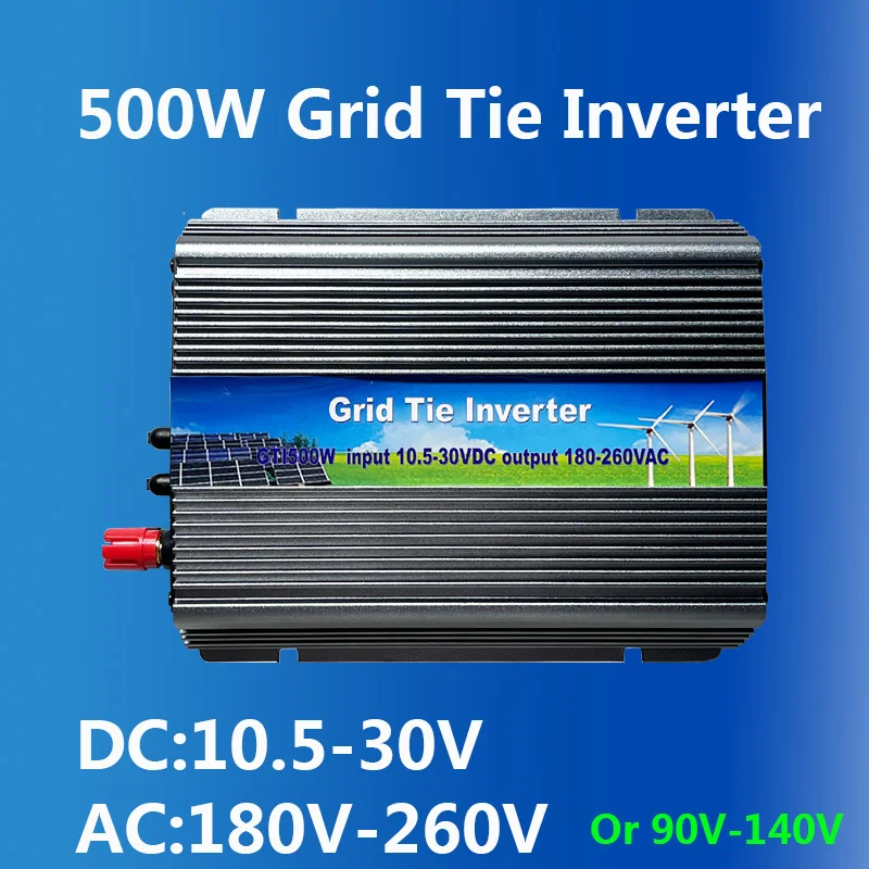 500w On Grid Tie Solar Power Inverter 12V 24V input DC to Home Voltage 220V 110V Different Countries Standard
500w On Grid Tie Solar Power Inverter 12V 24V input DC to Home Voltage 220V 110V Different Countries Standard