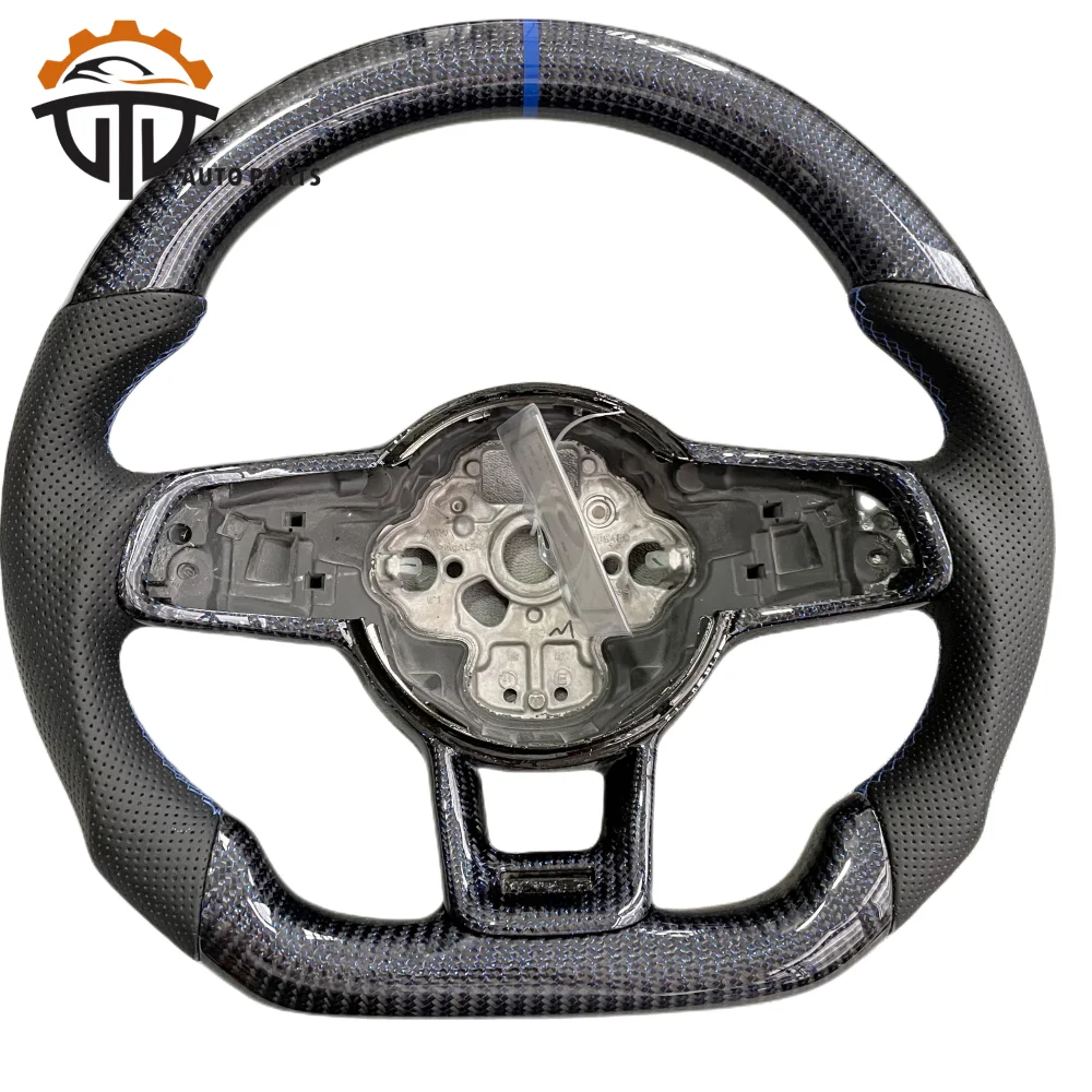 Replacement Real Glassy Carbon Fiber Steering Wheel With Perforated Leather For VW Golf7 GTI
Replacement Real Glassy Carbon Fiber Steering Wheel With Perforated Leather For VW Golf7 GTI