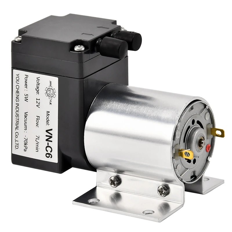 12V/24V/5W Small Air Negative Pressure Suction Pump DC Low Noise Electric High Vacuum Piston Pump
12V/24V/5W Small Air Negative Pressure Suction Pump DC Low Noise Electric High Vacuum Piston Pump
