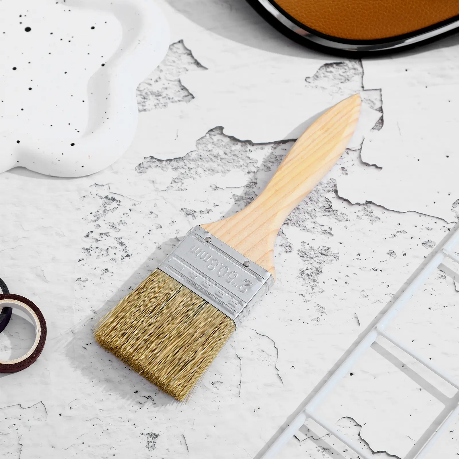 30Pcs Thick Wooden Handle Paintbrush Set Flat Paint Brushes for Walls Furniture Wood Deck Stain Applicator Professional Painting
30Pcs Thick Wooden Handle Paintbrush Set Flat Paint Brushes for Walls Furniture Wood Deck Stain Applicator Professional Painting