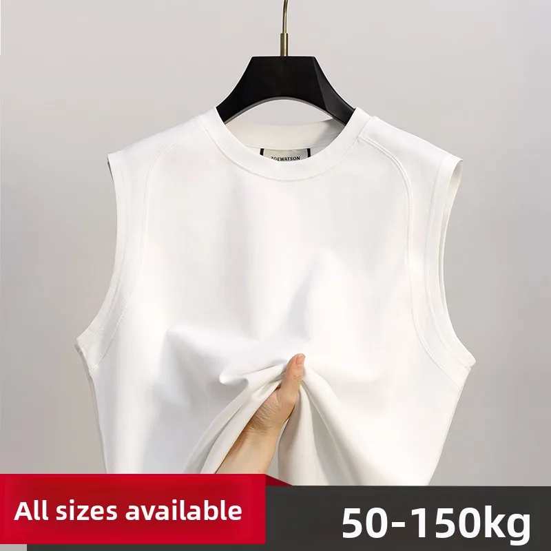 White Cotton Loose Fit Sleeveless Vest for Men Summer American Style Large Size Teenage Fat People plus Size Sweat Absorbent
White Cotton Loose Fit Sleeveless Vest for Men Summer American Style Large Size Teenage Fat People plus Size Sweat Absorbent