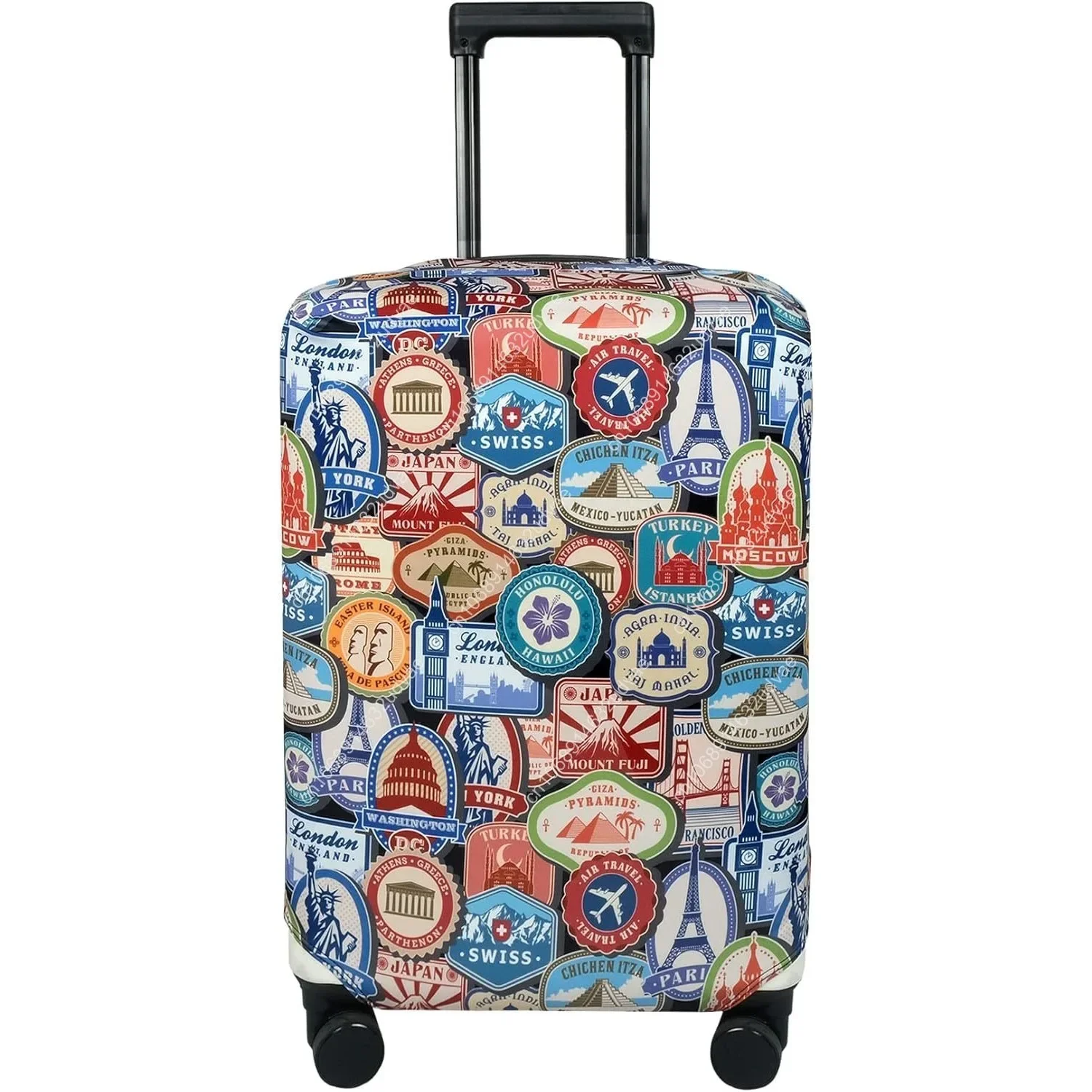 Explore Land Travel Luggage Cover Suitcase Protector Fits 23-26 Inch Case (Landmark Sticker, M)
Explore Land Travel Luggage Cover Suitcase Protector Fits 23-26 Inch Case (Landmark Sticker, M)