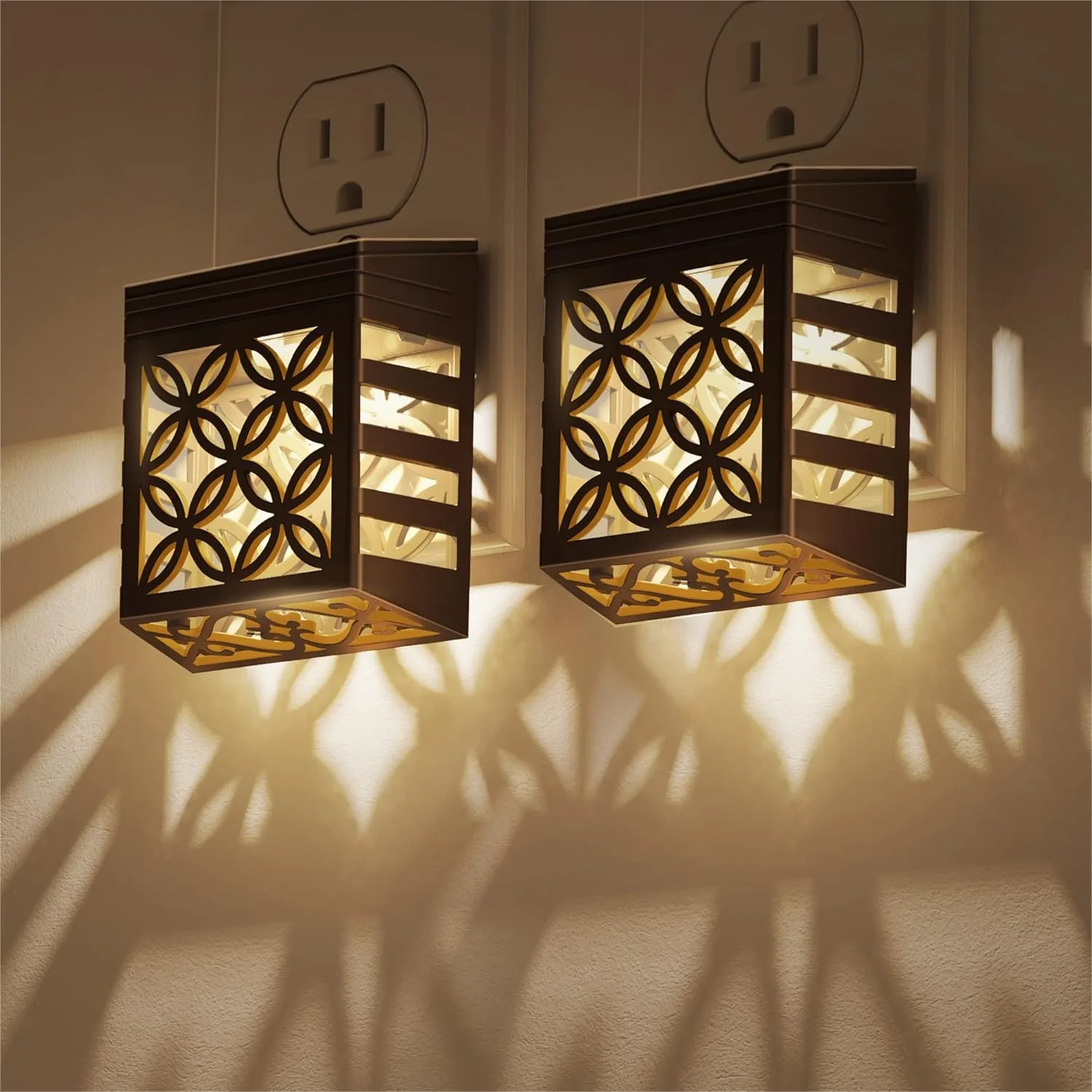 Plug in Night Light 2 Pack, Dusk to Dawn Sensor Night Lights for Bathroom Hallway Stairway, Adjustable Brightness Soft White
Plug in Night Light 2 Pack, Dusk to Dawn Sensor Night Lights for Bathroom Hallway Stairway, Adjustable Brightness Soft White