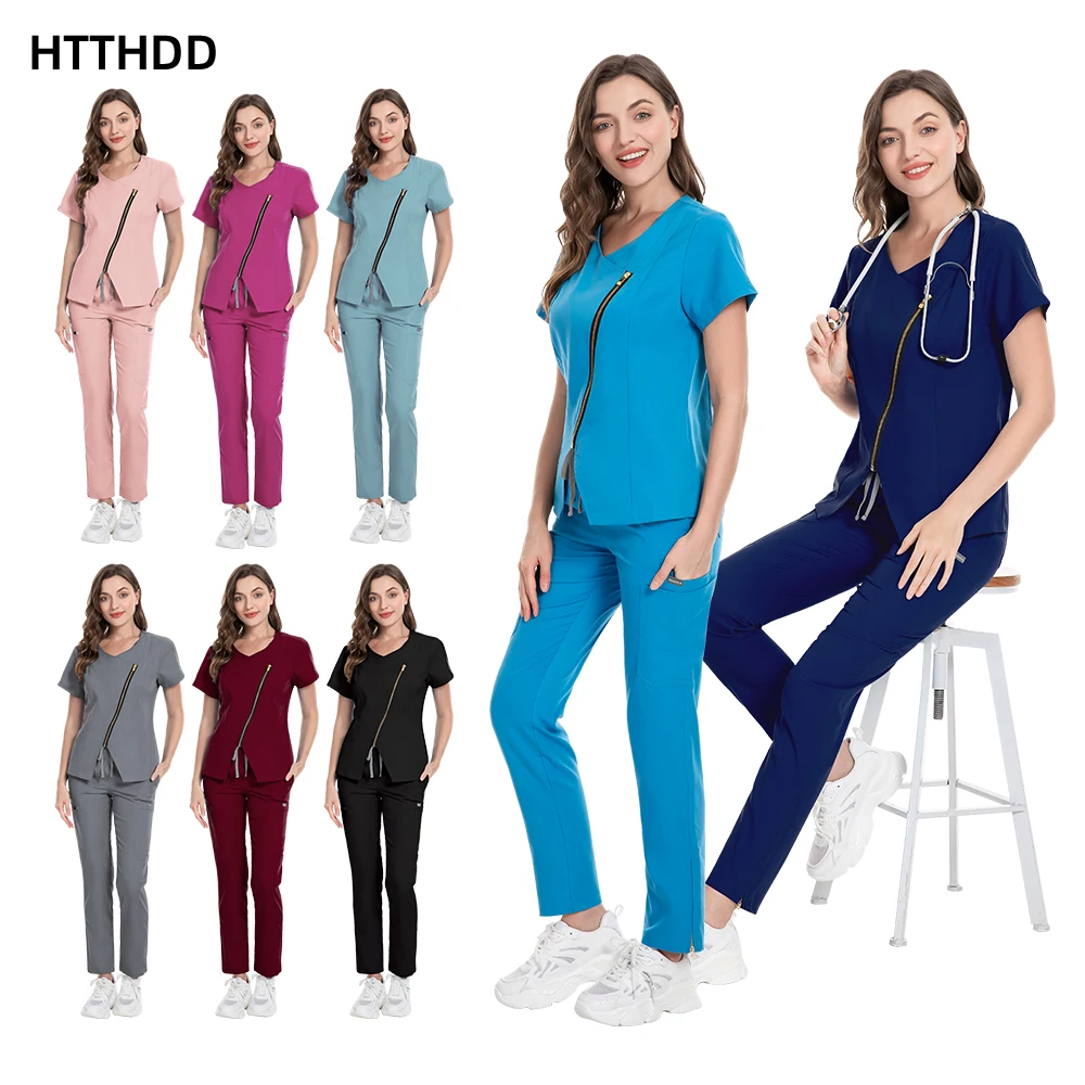 High-quality Breathable Scrub Beauty Clinic Dental Uniform Straight Pants Set Hospital Nurse Scrubs Sets Surgical Uniforms Woman
High-quality Breathable Scrub Beauty Clinic Dental Uniform Straight Pants Set Hospital Nurse Scrubs Sets Surgical Uniforms Woman