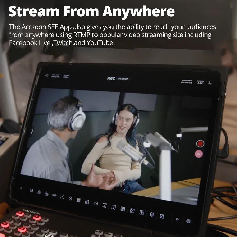 New Accsoon SeeMo UIT02 Video Transmitter Adapter to Video Capture Adapter for iPad iPhone 14 Pro Monitor Recording Filmmake
New Accsoon SeeMo UIT02 Video Transmitter Adapter to Video Capture Adapter for iPad iPhone 14 Pro Monitor Recording Filmmake