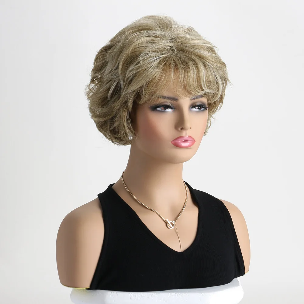 Парик из коротких вьющихся волос для женщин, женский короткий вьющийся парик, парик бабушки с золотым градиентом для повседневного ношения
Парик из коротких вьющихся волос для женщин, женский короткий вьющийся парик, парик бабушки с золотым градиентом для повседневного ношения