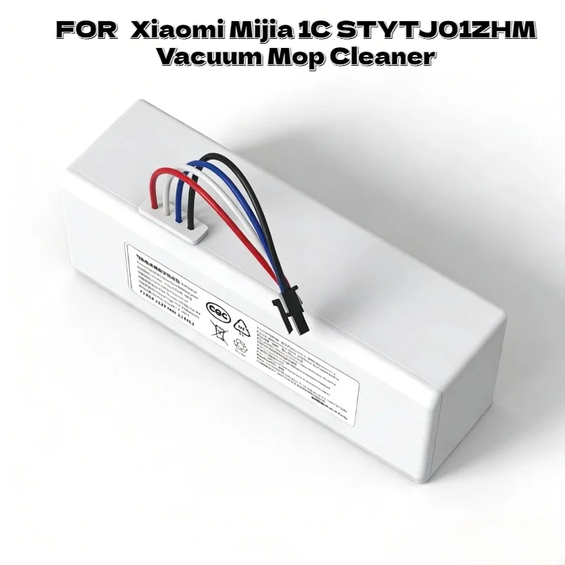 14.4V 12800mAh High Capacity Li-ion Rechargeable Battery P1904-4S1P-MM Spare for Xiaomi Mijia 1C STYTJ01ZHM Vacuum Mop Cleaner
14.4V 12800mAh High Capacity Li-ion Rechargeable Battery P1904-4S1P-MM Spare for Xiaomi Mijia 1C STYTJ01ZHM Vacuum Mop Cleaner