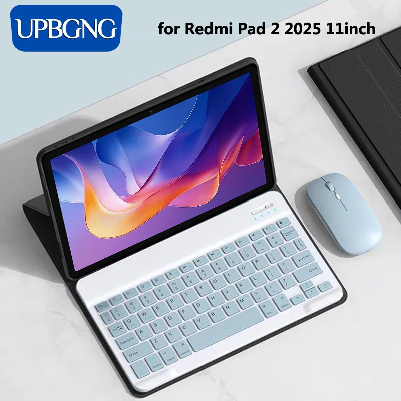 Чехол с клавиатурой для Redmi Pad 2 2025 SE 11 дюймов, чехол-подставка, беспроводная клавиатура для планшетов Redmi Pad SE, аксессуары
Чехол с клавиатурой для Redmi Pad 2 2025 SE 11 дюймов, чехол-подставка, беспроводная клавиатура для планшетов Redmi Pad SE, аксессуары