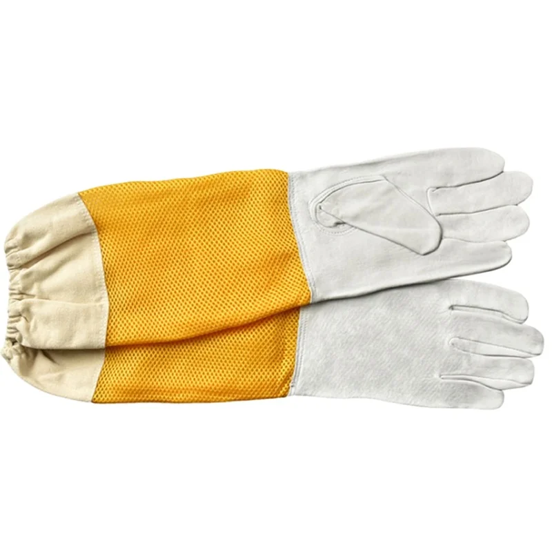 BEESTAR New Yellow Sheepskin Leather Beekeeping Gloves Ventilated Safety Protective Equipment for Beekeepers
BEESTAR New Yellow Sheepskin Leather Beekeeping Gloves Ventilated Safety Protective Equipment for Beekeepers