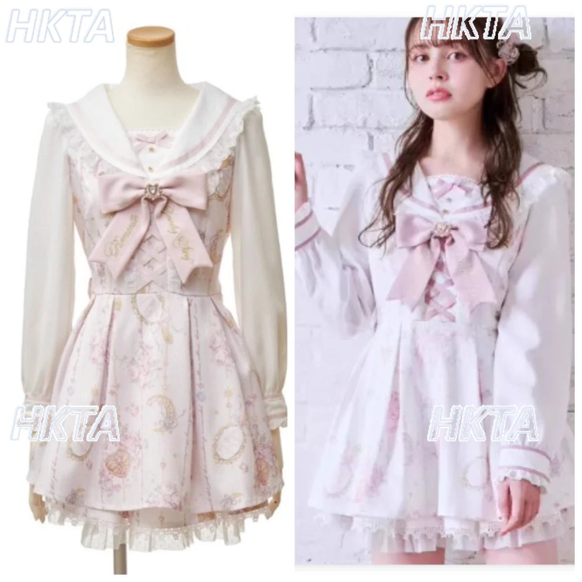 Japanese Style Liz Dress Set Women Girls Lolita 2025 Autumn New Star Moon Gemstone Bow Long Sleeve Dress Skirt Two-Piece Set
Japanese Style Liz Dress Set Women Girls Lolita 2025 Autumn New Star Moon Gemstone Bow Long Sleeve Dress Skirt Two-Piece Set