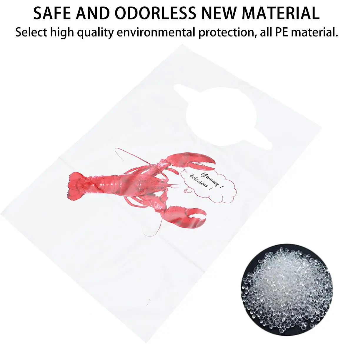 100Pcs Disposable Waterproof Oilproof Plastic Aprons for Restaurant Family BBQ Hot Pot Lightweight Durable Workshop Uniform
100Pcs Disposable Waterproof Oilproof Plastic Aprons for Restaurant Family BBQ Hot Pot Lightweight Durable Workshop Uniform