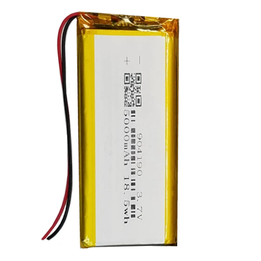 1-10pcs New 3.7V 5000mAh 954190 954292 904090 904190 DIY Cell Lipo Battery For Power Bank Bluetooth Speakers Tablet DVD LP954190
1-10pcs New 3.7V 5000mAh 954190 954292 904090 904190 DIY Cell Lipo Battery For Power Bank Bluetooth Speakers Tablet DVD LP954190