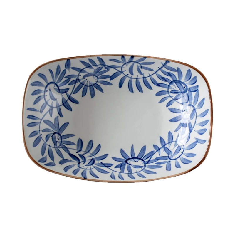 LTT ceramic square deep plate stew large plate household underglaze steamed fish plate
LTT ceramic square deep plate stew large plate household underglaze steamed fish plate