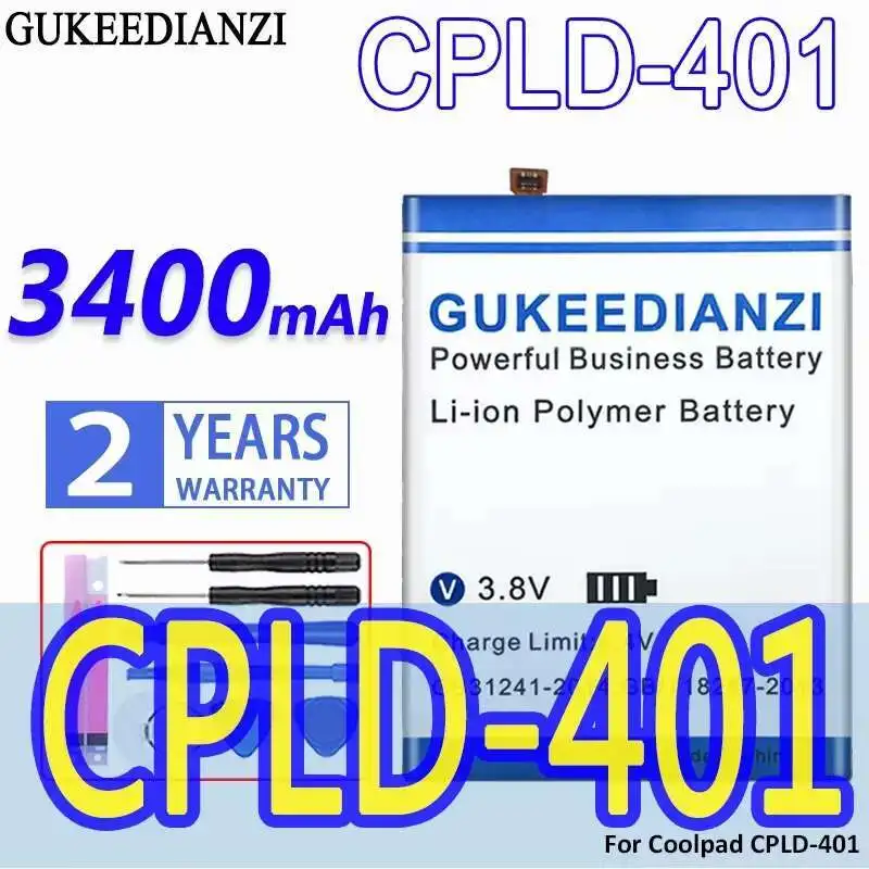 Mobile Phone Battery 3400mAh Long Lasting For Coolpad Cpld-401 CPLD401 High Performance
Mobile Phone Battery 3400mAh Long Lasting For Coolpad Cpld-401 CPLD401 High Performance