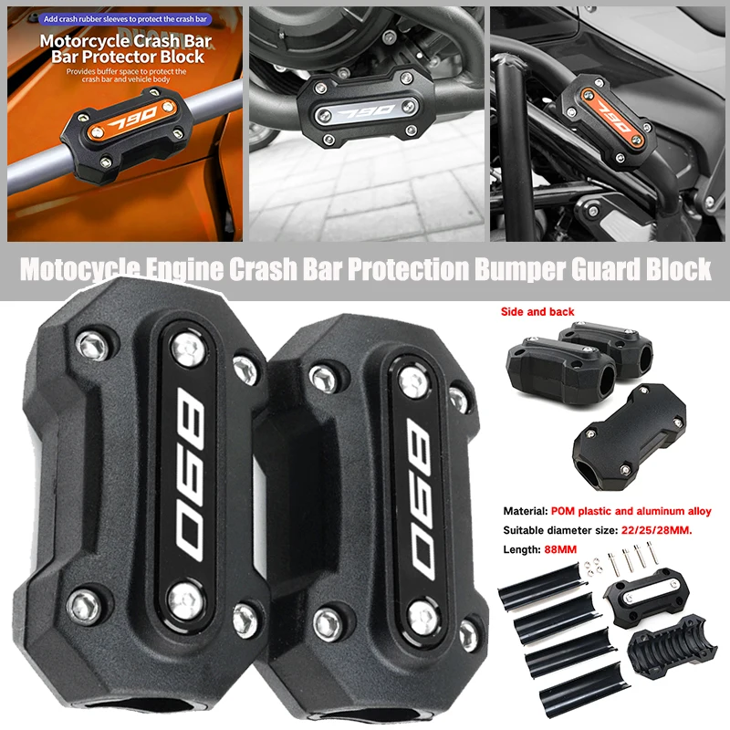 New For KTM Duke 790 890 RC Adventure Motorcycle Bumper Blocks Engine Guard Crash Bar Protection 790Adventure 890Adventure
New For KTM Duke 790 890 RC Adventure Motorcycle Bumper Blocks Engine Guard Crash Bar Protection 790Adventure 890Adventure