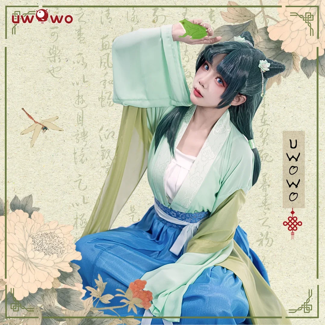 IN STOCK UWOWO Maomao Cosplay Anime The Apothecaryy Diariess Maomao Frog Green Hanfu Style Hunt Cosplay Costume New suit
IN STOCK UWOWO Maomao Cosplay Anime The Apothecaryy Diariess Maomao Frog Green Hanfu Style Hunt Cosplay Costume New suit