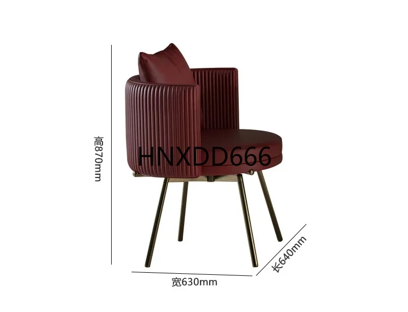 Light Luxury Dining Chair Household Stainless Steel Simple Italian Make-up Dressing Stool Study Leather Art Study Chair
Light Luxury Dining Chair Household Stainless Steel Simple Italian Make-up Dressing Stool Study Leather Art Study Chair