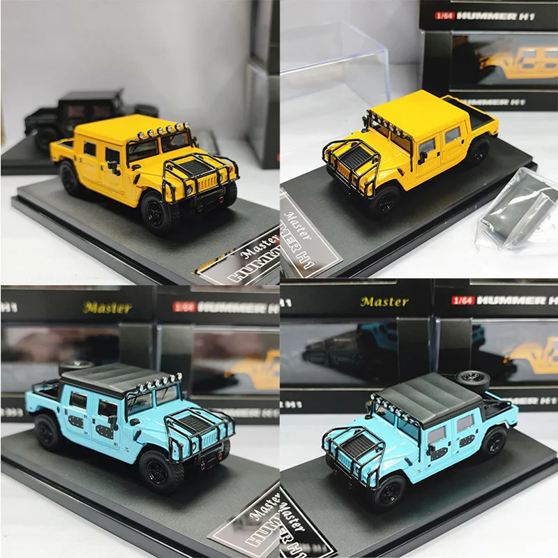 MASTER масштаб 1:64 сплав Hummer H1 пикап открытый внедорожник мини-игрушечный автомобиль моделирование классическая модель хобби коллекционные сувениры 
MASTER масштаб 1:64 сплав Hummer H1 пикап открытый внедорожник мини-игрушечный автомобиль моделирование классическая модель хобби коллекционные сувениры