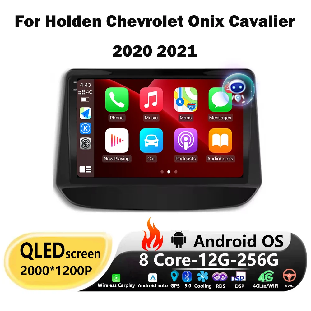 Автомобильное радио Android для Holden Chevrolet Onix Cavalier 2020 2021, автомобильный мультимедийный видеоплеер, GPS-навигация, WIFI 4G BT
Автомобильное радио Android для Holden Chevrolet Onix Cavalier 2020 2021, автомобильный мультимедийный видеоплеер, GPS-навигация, WIFI 4G BT