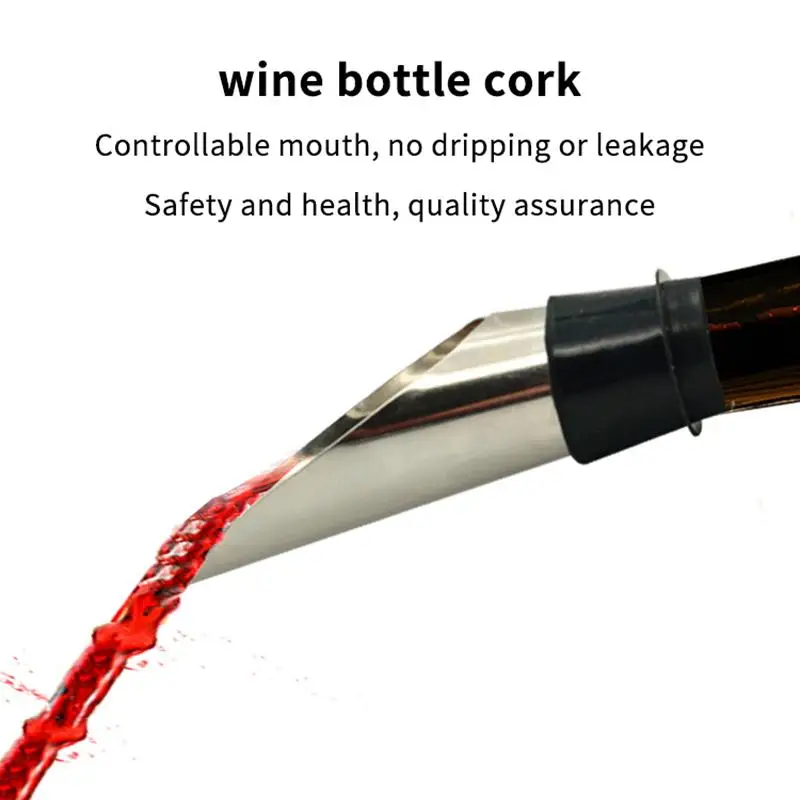Wine Stopper And Pourer Keep Fresh 2Pcs/set Reusable Champagne Seal Bottle Cap Stopper For Beverage Beer Wine Preserver
Wine Stopper And Pourer Keep Fresh 2Pcs/set Reusable Champagne Seal Bottle Cap Stopper For Beverage Beer Wine Preserver