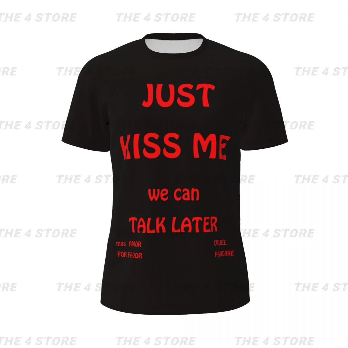 Just Kiss Me 100% polyester Men Short Sleeve Top Y2k Funny Tee Clothes Girls Training Uniform Clothing T-shirt
Just Kiss Me 100% polyester Men Short Sleeve Top Y2k Funny Tee Clothes Girls Training Uniform Clothing T-shirt