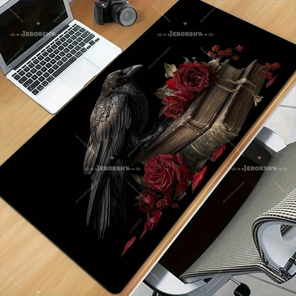 Gothic Black Crow with Red Roses Desk Mat Non-Slip Gaming Mouse Pad
Gothic Black Crow with Red Roses Desk Mat Non-Slip Gaming Mouse Pad