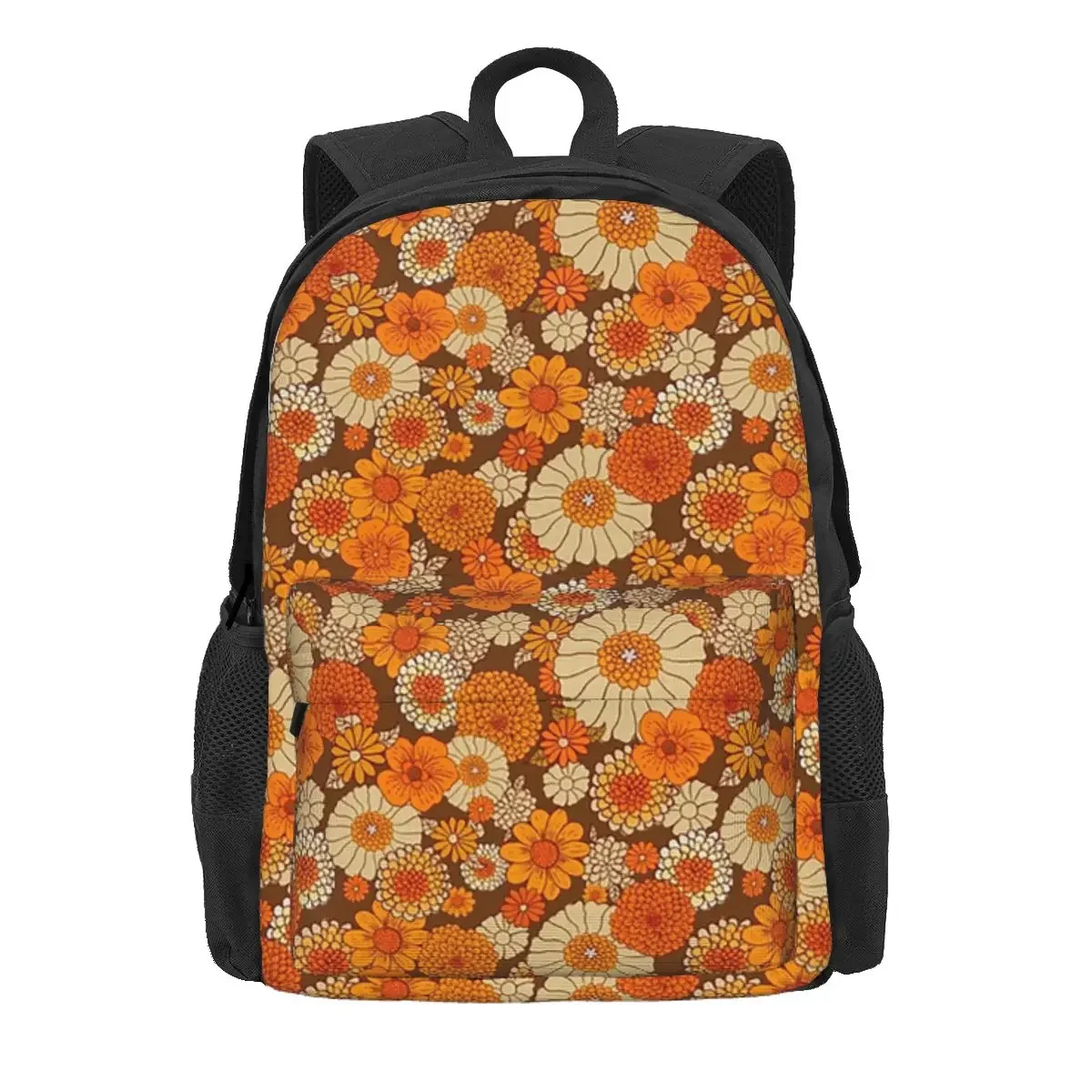 70s Retro Daisies Vintage Flower Power Boho Backpack Daypack Large Capacity BookBag School Bag Shoulder Bags for Men Women
70s Retro Daisies Vintage Flower Power Boho Backpack Daypack Large Capacity BookBag School Bag Shoulder Bags for Men Women