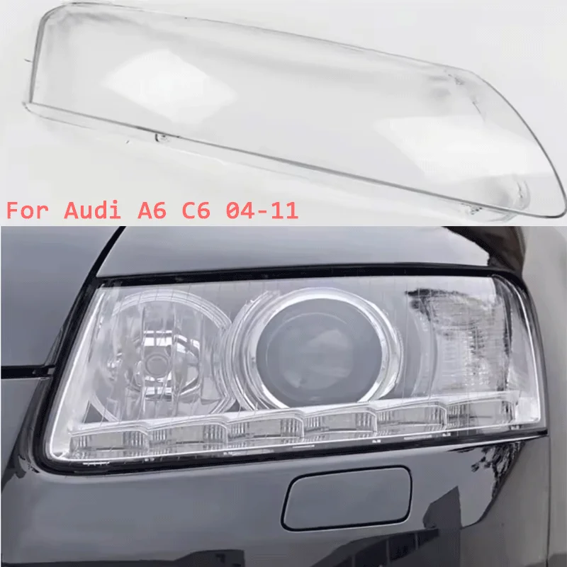 Автомобильная фара, абажур, линза для Audi A6 C6 2004-2011, крышка передней фары, прозрачный автомобильный комплект кузова, автомобильные аксессуары 
Автомобильная фара, абажур, линза для Audi A6 C6 2004-2011, крышка передней фары, прозрачный автомобильный комплект кузова, автомобильные аксессуары