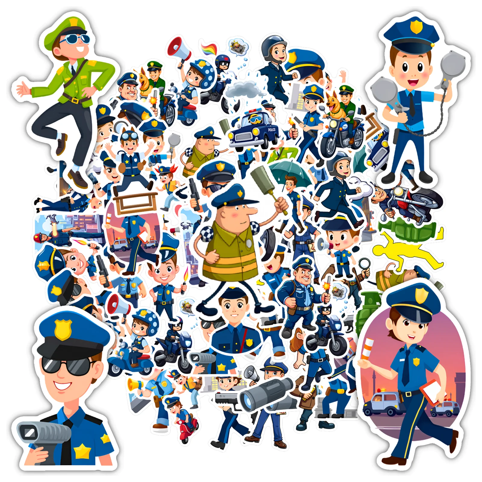 35-50 шт. забавных наклеек с изображением сотрудников правоохранительных органов, мультяшные канцелярские наклейки, наклейки для самостоятельного оформления, для чемоданов, холодильников, телефонов, багажа
35-50 шт. забавных наклеек с изображением сотрудников правоохранительных органов, мультяшные канцелярские наклейки, наклейки для самостоятельного оформления, для чемоданов, холодильников, телефонов, багажа