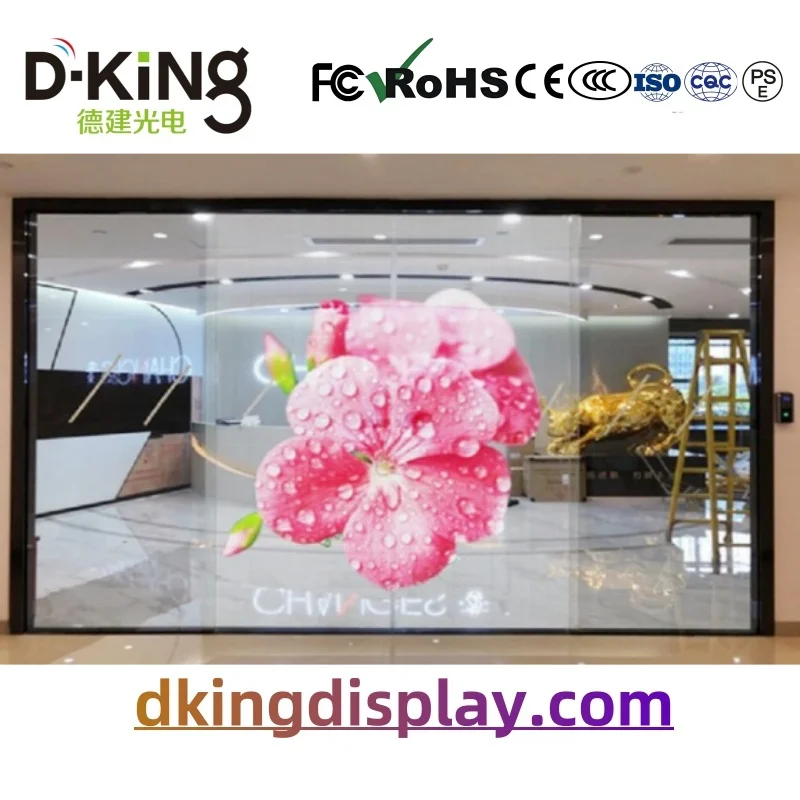 High Clarity Glass Building Window Indoor LED Transparent Screen P3.9*7.8 LED Display Screen 500*1000mm Rental Adveritising
High Clarity Glass Building Window Indoor LED Transparent Screen P3.9*7.8 LED Display Screen 500*1000mm Rental Adveritising