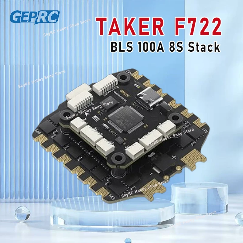 GEPRC TAKER F722 BLS 100A 8S Стек F722 FC 4-в-1 ESC 3-8S ICM42688-P с разъемом DJI, BEC 12В/5В для FPV-гонок и фристайла на радиоуправлении
GEPRC TAKER F722 BLS 100A 8S Стек F722 FC 4-в-1 ESC 3-8S ICM42688-P с разъемом DJI, BEC 12В/5В для FPV-гонок и фристайла на радиоуправлении