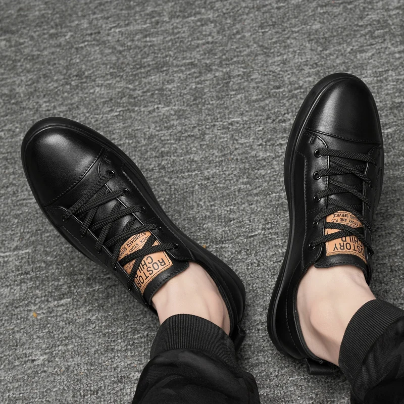 2024 High Quality Men's Lace Up Simple and Fashionable Casual Sneakers Spring New Men's Comfortable Cowhide Casual Leather Shoes
2024 High Quality Men's Lace Up Simple and Fashionable Casual Sneakers Spring New Men's Comfortable Cowhide Casual Leather Shoes