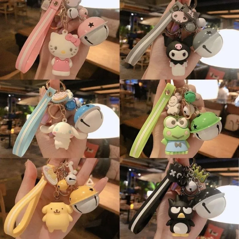 Kawaii Kuromi Hello Kitty Cinnamoroll My Melody Sanrio Cute Keychain Car Key Pendant Toy Children Birthday Gifts for Girls
Kawaii Kuromi Hello Kitty Cinnamoroll My Melody Sanrio Cute Keychain Car Key Pendant Toy Children Birthday Gifts for Girls