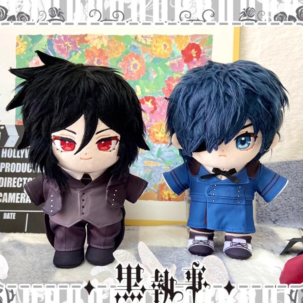 20cm Wholesale Anime Ciel Sebastian Kawaii Cosplay Plush Stuffed Doll With Clothes Soft Plushies Dress Up Toy Figures Fans Gift
20cm Wholesale Anime Ciel Sebastian Kawaii Cosplay Plush Stuffed Doll With Clothes Soft Plushies Dress Up Toy Figures Fans Gift