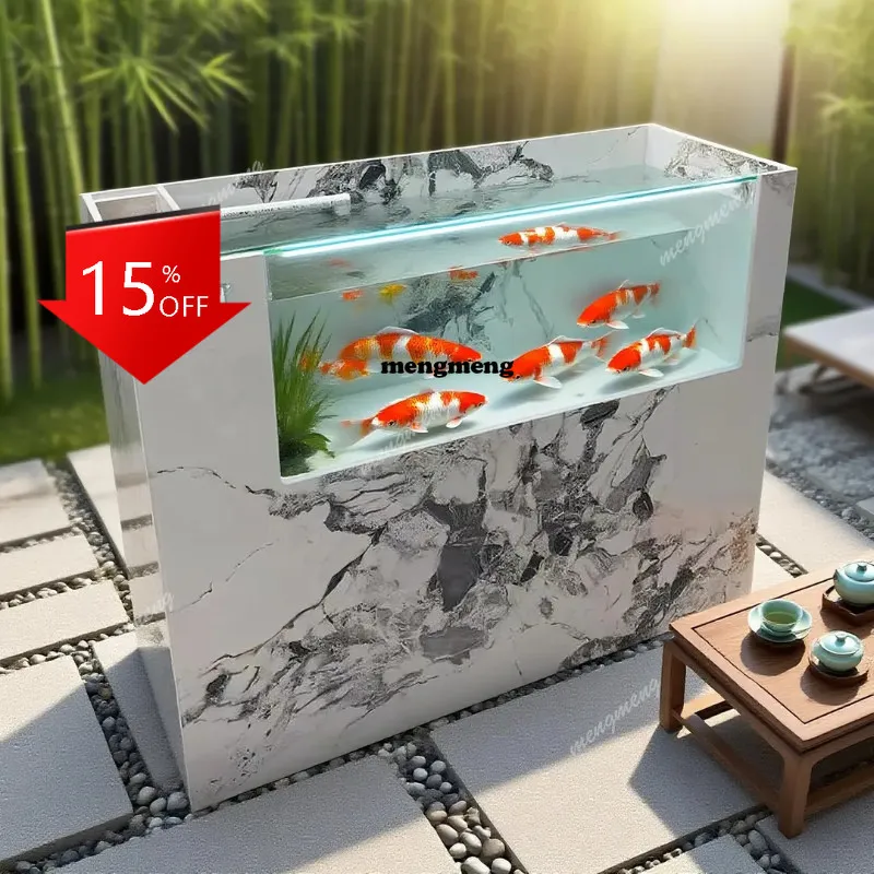 R134 Outdoor rock slab fish pond Koi courtyard stone fish tank filter integrated bottom filter rectangle
R134 Outdoor rock slab fish pond Koi courtyard stone fish tank filter integrated bottom filter rectangle