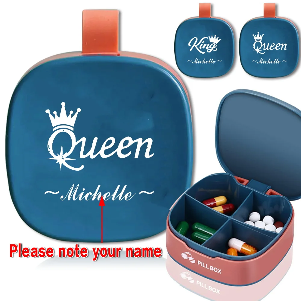 Custom Name Pill Box Travel Medicine Organizer Leakproof Storage Case Portable Holder Durable Compact Personal Pattern Design
Custom Name Pill Box Travel Medicine Organizer Leakproof Storage Case Portable Holder Durable Compact Personal Pattern Design