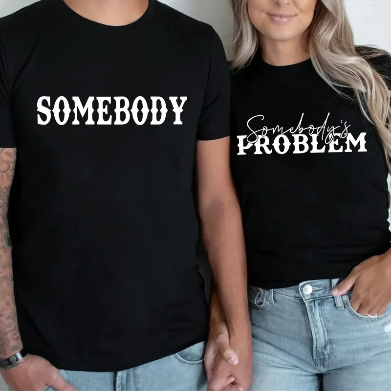 Couple Matching Shirt Someone's Problem Tshirt Couple Tee Country Music Top Country Song Lovers T-Shirt
Couple Matching Shirt Someone's Problem Tshirt Couple Tee Country Music Top Country Song Lovers T-Shirt