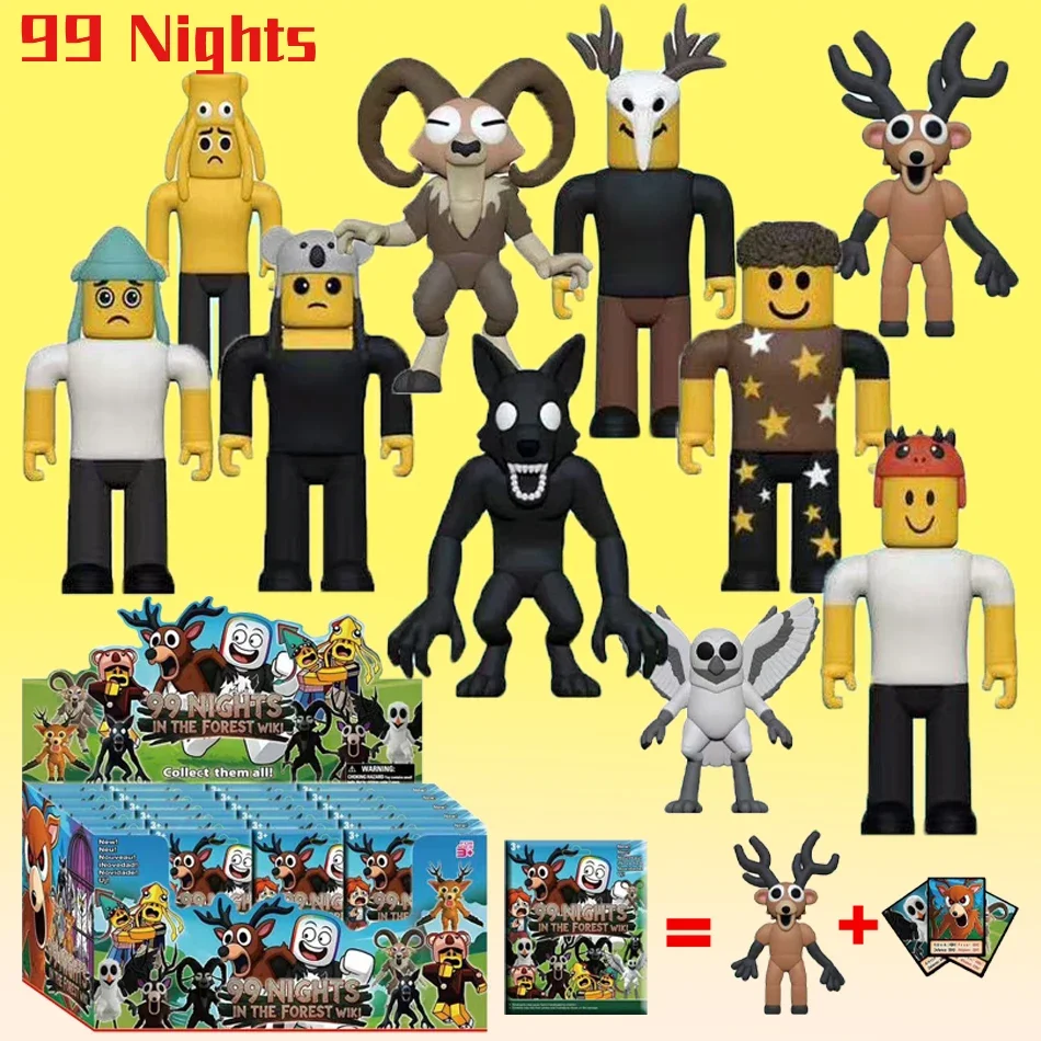 Game 99 Forest Survival Nights Figure Blind Box Action Figurine Kits PVC Model Toys Matching Wholesale Card Surprise Bag Gift
Game 99 Forest Survival Nights Figure Blind Box Action Figurine Kits PVC Model Toys Matching Wholesale Card Surprise Bag Gift