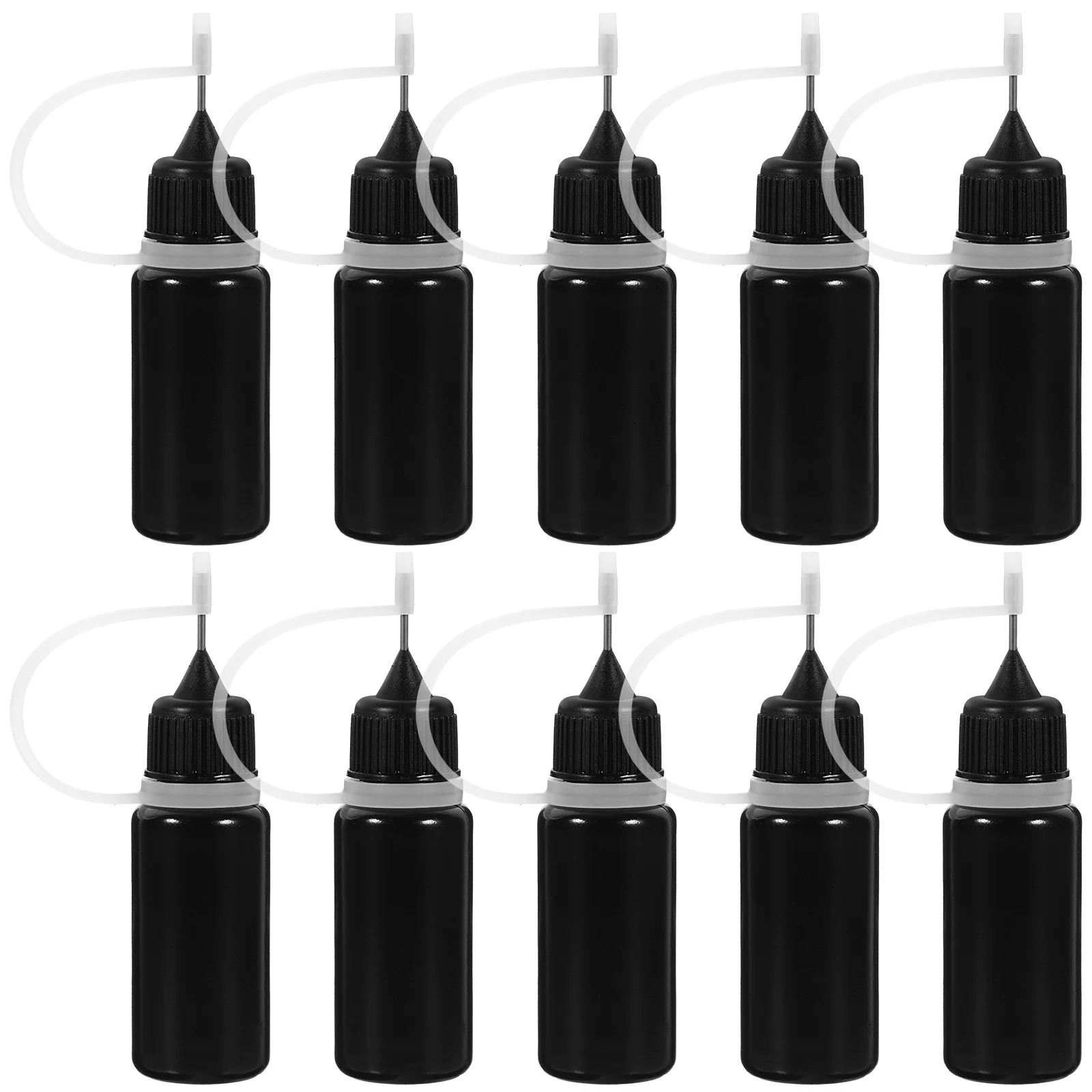 20 Pcs Black Light Needle Tip Glue Bottles 10ml Squeeze Dispenser for Liquids Oil Refillable Applicator Bottle
20 Pcs Black Light Needle Tip Glue Bottles 10ml Squeeze Dispenser for Liquids Oil Refillable Applicator Bottle