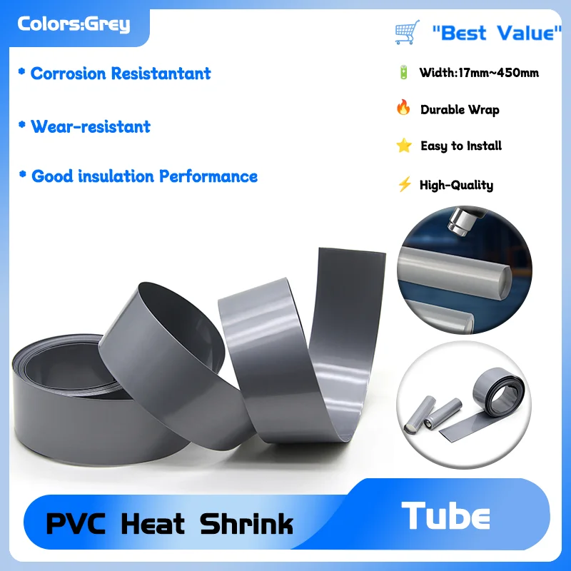 Lipo Battery Pack Cable Sleeve Lithium Insulated Film Wrap Case Protection 2~20M Grey 17mm~450mm PVC Heat Shrink Tube
Lipo Battery Pack Cable Sleeve Lithium Insulated Film Wrap Case Protection 2~20M Grey 17mm~450mm PVC Heat Shrink Tube