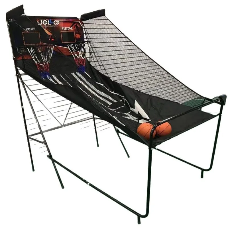 Indoor double game casual electronic basketball machine, automatic scoring basketball hoop
Indoor double game casual electronic basketball machine, automatic scoring basketball hoop