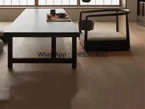 White Wax Wood Coffee Table Solid Wood Homestay Charcoal Black Low Table
White Wax Wood Coffee Table Solid Wood Homestay Charcoal Black Low Table